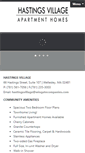 Mobile Screenshot of hastingsvillagewellesley.com