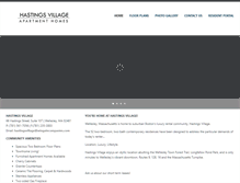 Tablet Screenshot of hastingsvillagewellesley.com